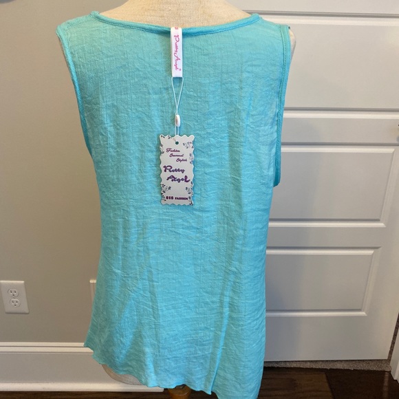 Sleeveless Top Summer Angel Top Gauzy Tunic - Picture 7 of 8